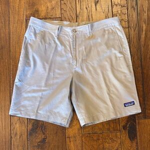 Patagonia Men's Beige Flat Front Shorts